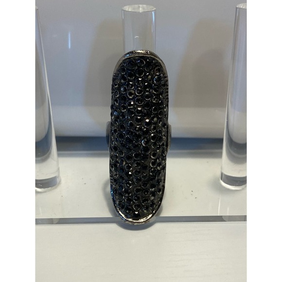 Similar look to a BCBG Max Azria Armor ring, looks like Hematite Ring, S… - Picture 2 of 4